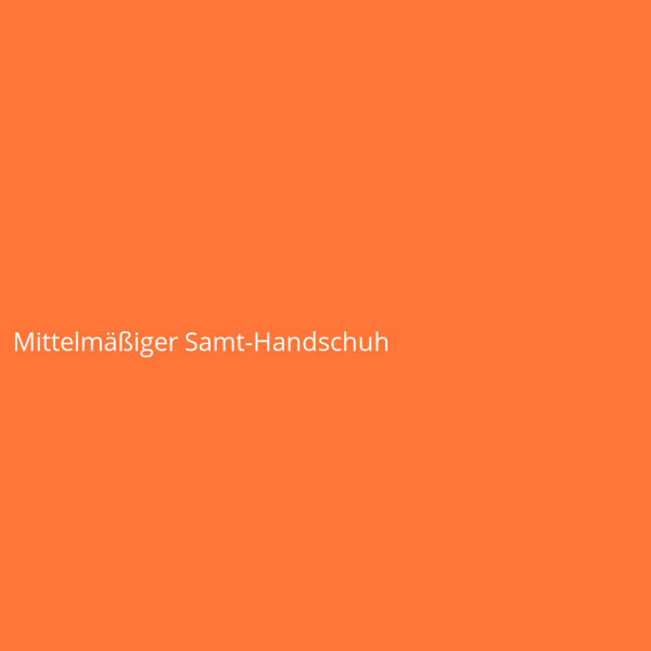 Mittelm&auml;&szlig;iger Samt-Handschuh
