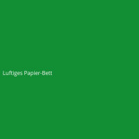 Luftiges Papier-Bett
