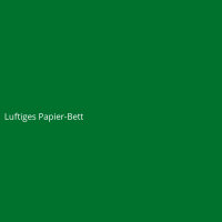 Luftiges Papier-Bett