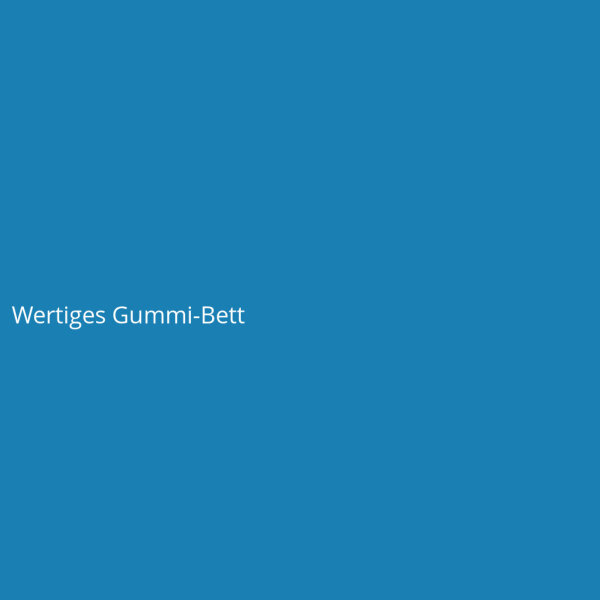 Wertiges Gummi-Bett