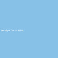 Wertiges Gummi-Bett