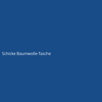 Schicke Baumwolle-Tasche