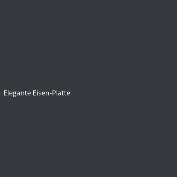 Elegante Eisen-Platte