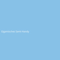 Gigantisches Samt-Handy