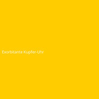 Exorbitante Kupfer-Uhr