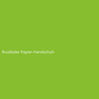Rustikaler Papier-Handschuh