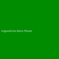 Unglaubliches Beton-Pflaster