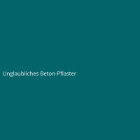 Unglaubliches Beton-Pflaster