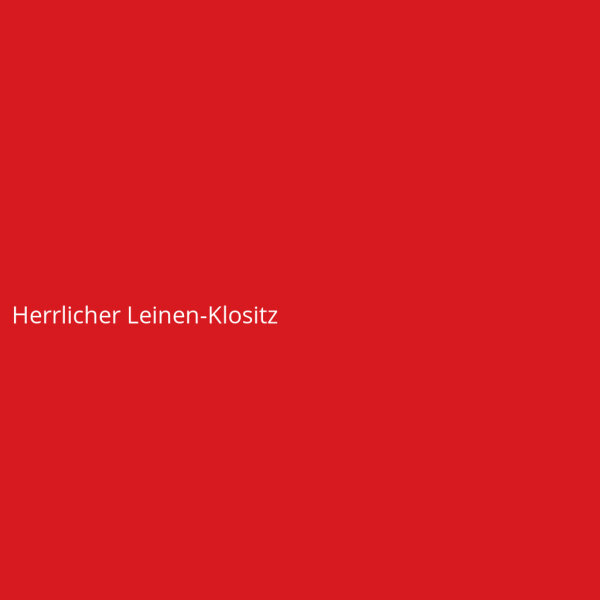 Herrlicher Leinen-Klositz